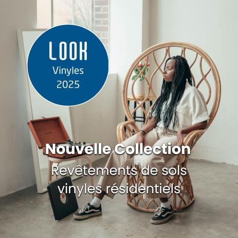 Affiche Nouvelle collection de sols vinyles résidentiels Look Vinyles 2025