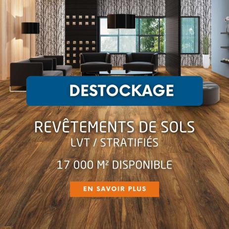 Destockage revêtements de sols