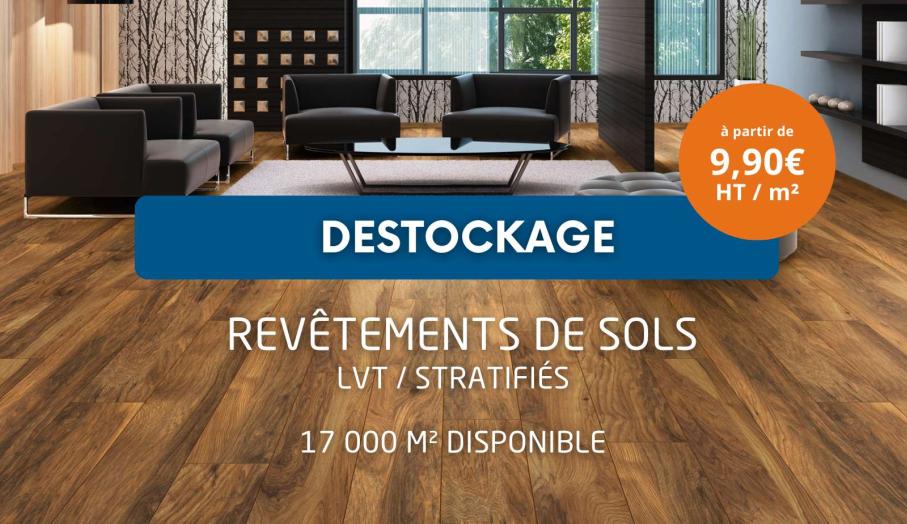 Destockage revêtements de sols
