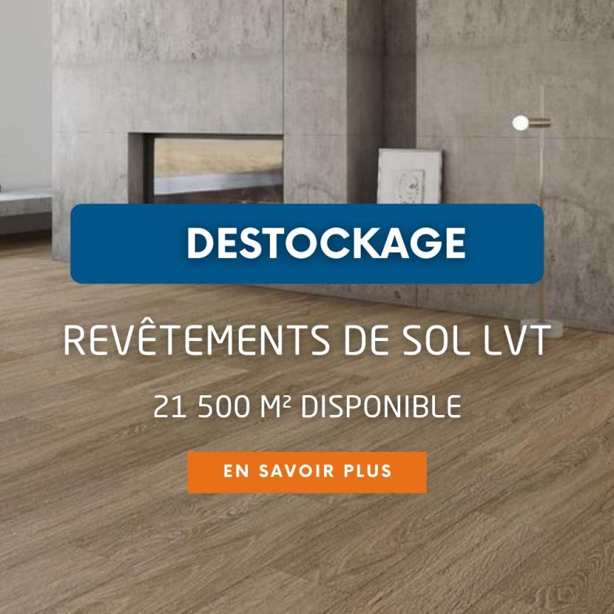 Destockage revêtements de sols LVT