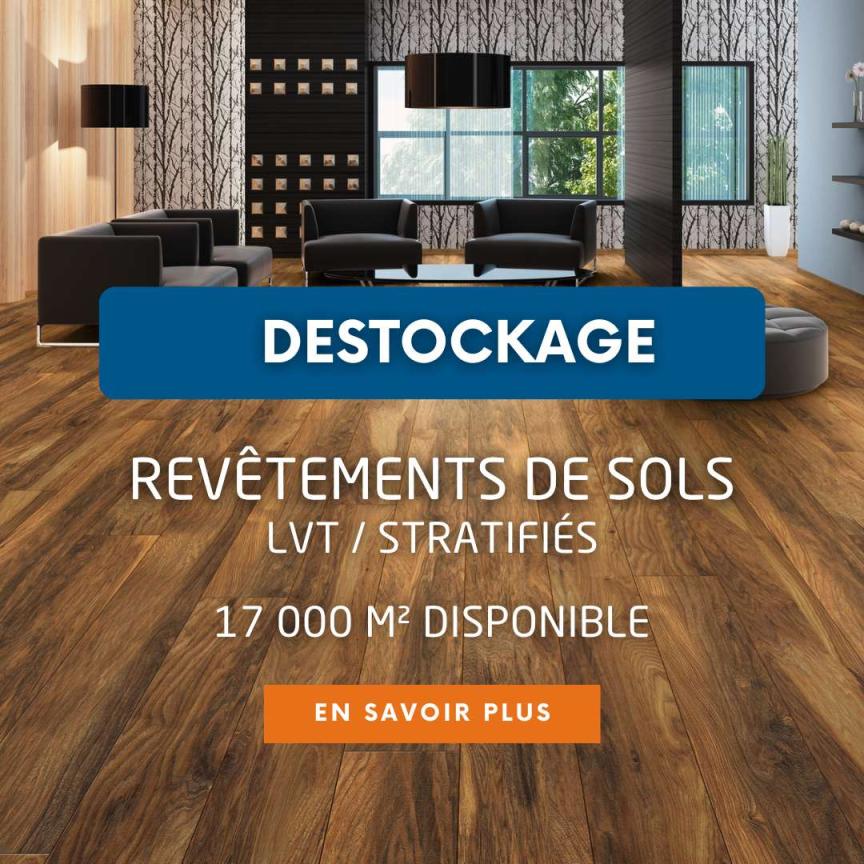 Destockage revêtements de sols