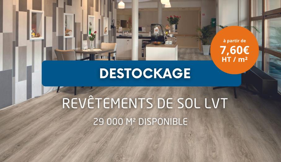 Destockage revêtements de sols LVT