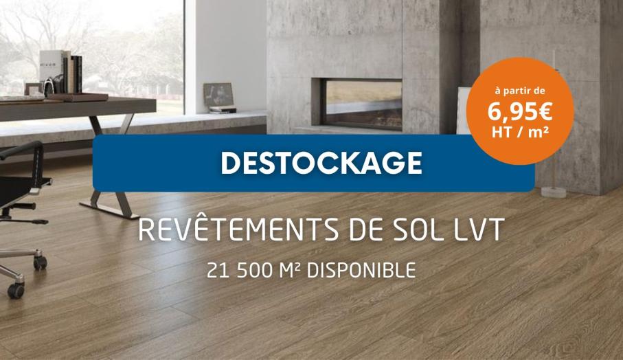 Destockage revêtements de sols LVT