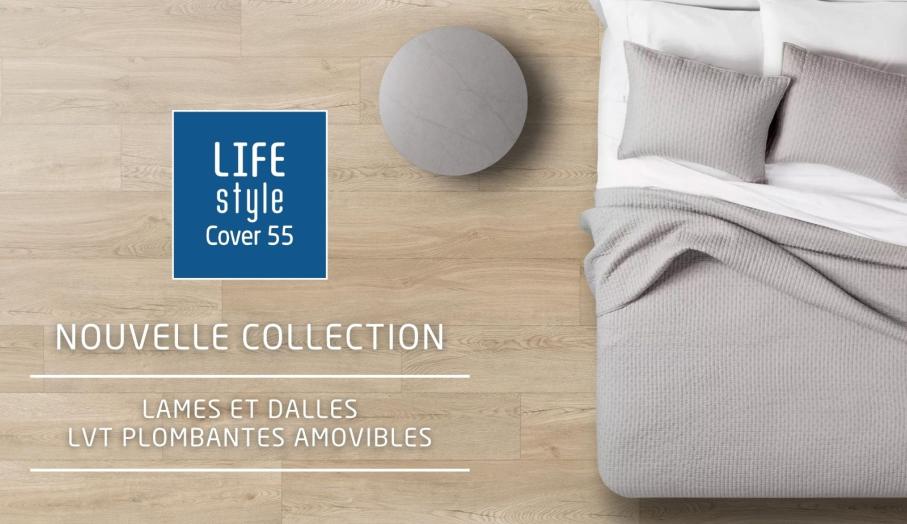 Nouvelle collection Lifestyle Cover 55 LVT plombant amovible