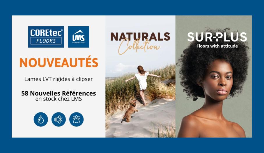 Nouvelles collections COREtec® Surplus & Naturals